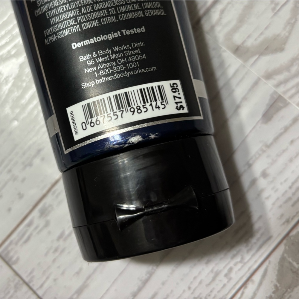 Bath & Body Works Men’s Ocean Ultimate Hydration Body Cream New - Picture 3 of 5